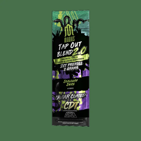 Modus Tap Out Blend 2.0 D11 Liquid Diamonds Pre Rolls 2g (10/pack) - Image 3