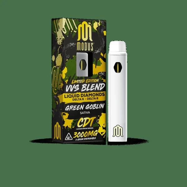 Modus VVS Blend THC-A Liquid Diamonds Limited Edition Disposable 3g (5/pack)