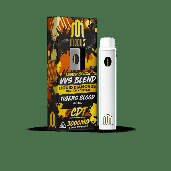 Modus VVS Blend THC-A Liquid Diamonds Limited Edition Disposable 3g (5/pack) - Image 4