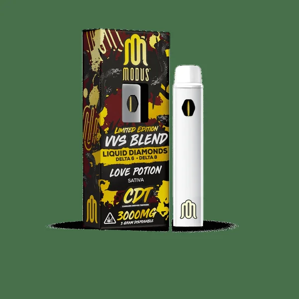 Modus VVS Blend THC-A Liquid Diamonds Limited Edition Disposable 3g (5/pack) - Image 5