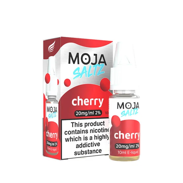 MOJA Saltz Cherry 10ml Nic Salts E-Liquid - Image 2