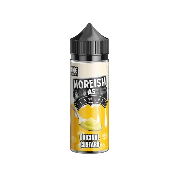 Moreish As Flawless Original Custard 100ml E-liquid