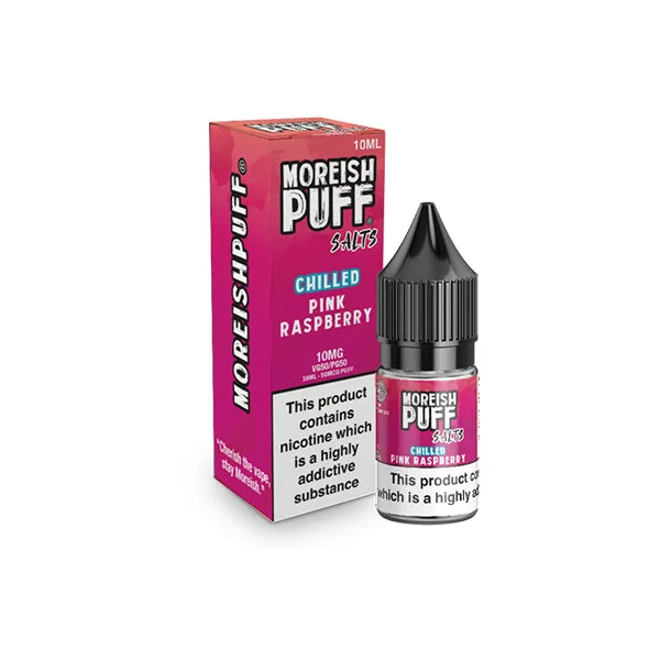 Moreish Puff Chilled Pink Raspberry Nic Salt E-Liquid
