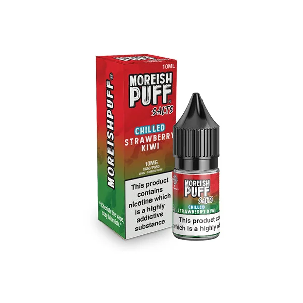 Moreish Puff Chilled Strawberry Kiwi Nic Salt E-Liquid