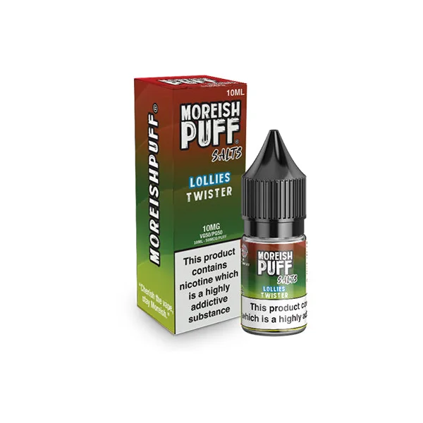 Moreish Puff Lollies Twister Nic Salt E-Liquid