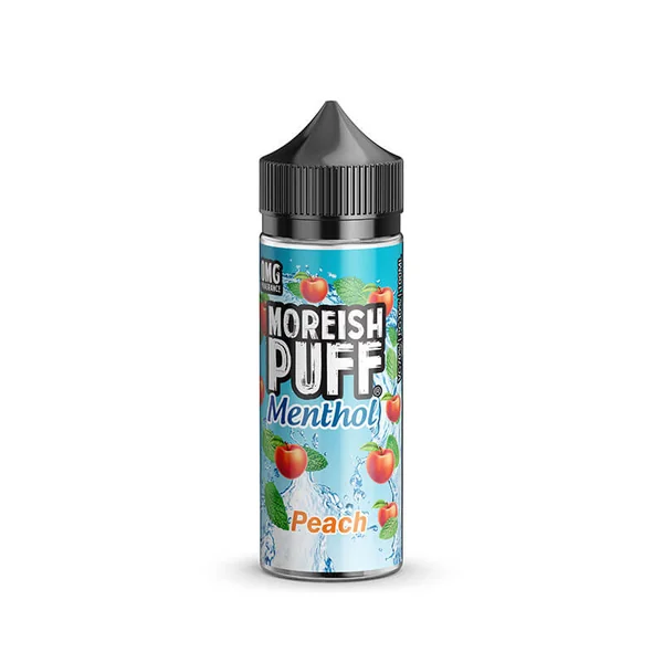 Moreish Puff Menthol Peach 100ml Shortfill E-Liquid