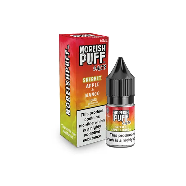 Moreish Puff Sherbet Apple Mango Nic Salt E-Liquid