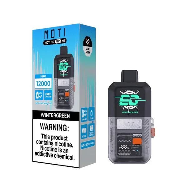 MOTI Go Pro Kit Disposable Device | 12,000 Puffs - Image 2