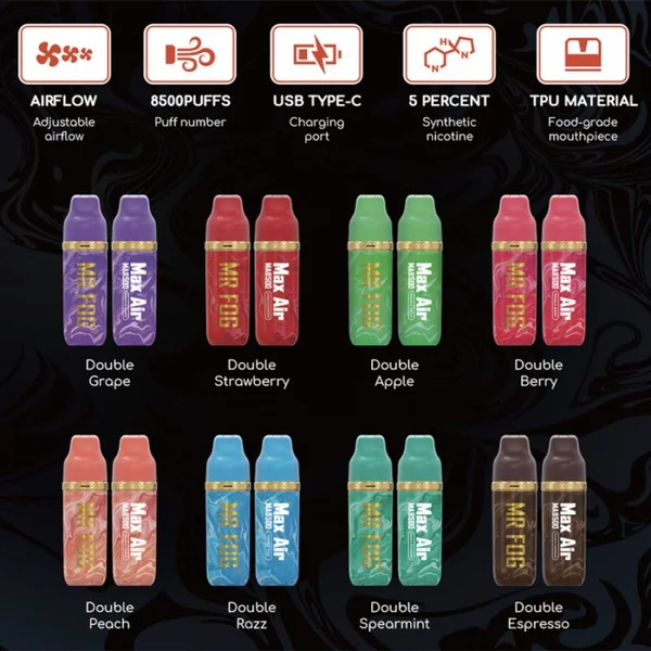 Mr Fog Max Air MA8500 Disposable Vape Device - Image 3