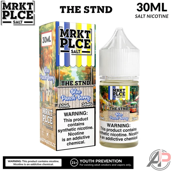 MRKT PLCE Blue Punch Berry THE STND Salt Nicotine 30mL