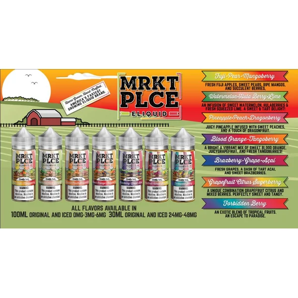 MRKT PLCE E-Liquid 100ml - Image 4