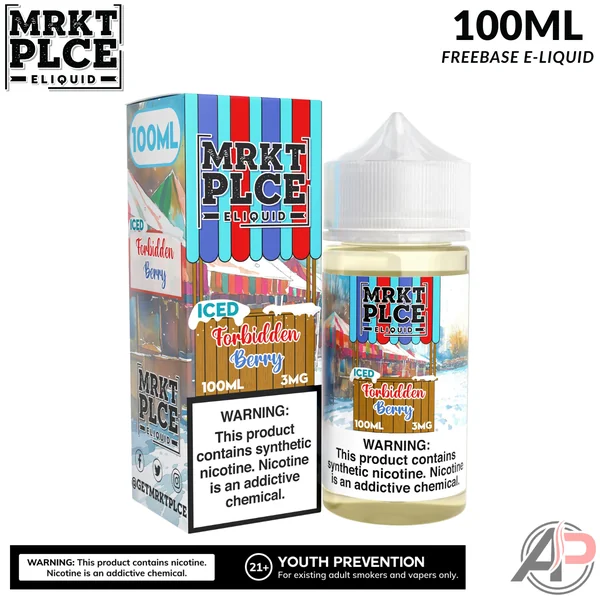 MRKT PLCE Iced Forbidden Berry E-Liquid 100mL