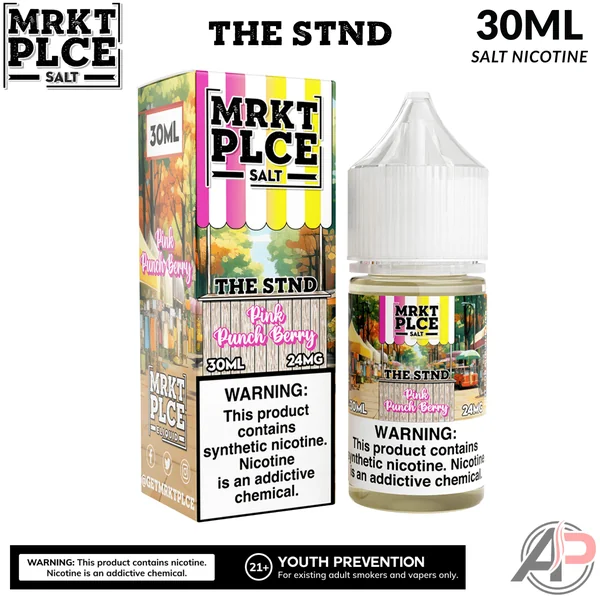 MRKT PLCE Pink Punch Berry THE STND Salt Nicotine 30mL