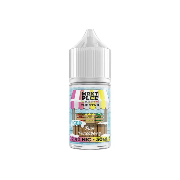MRKTPLCE The Stnd Iced Pink Punchberry Salt Nic 30ml E-Juice