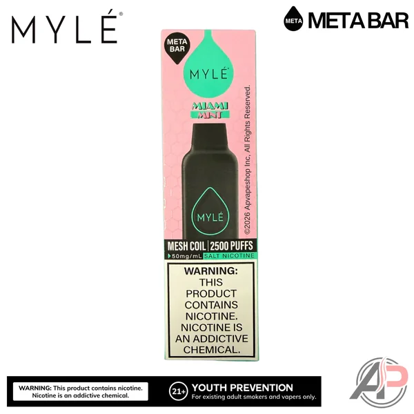 Myle Meta Bar Vape 2500 Puffs Vape Disposable Device - Image 22