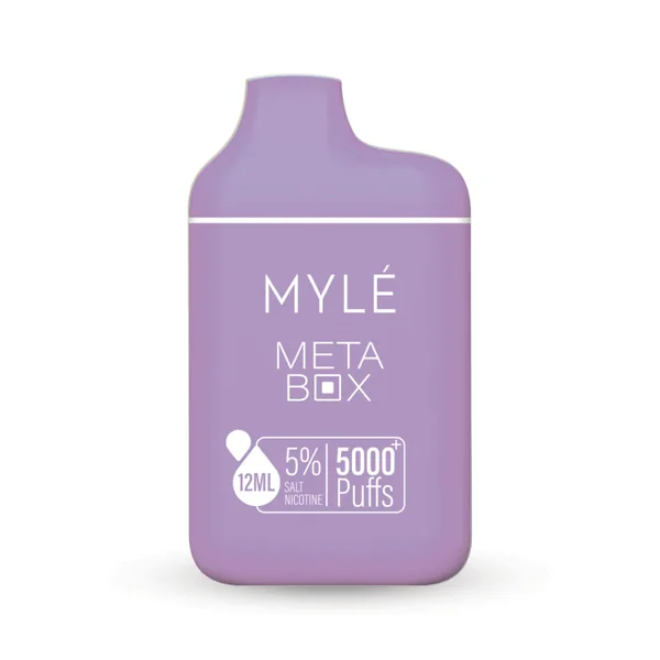 Myle Meta Box Disposable 5000 Puffs - Grape Mint (White Grape Ice)