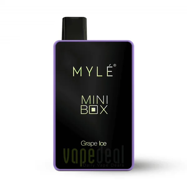 Myle Mini Box Disposable Device 1500 Puffs - Grape Ice