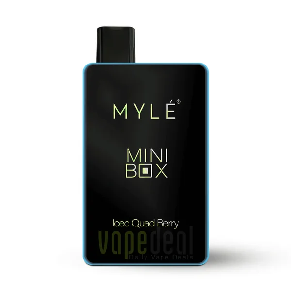 Myle Mini Box Disposable Device 1500 Puffs - Iced Quadberry