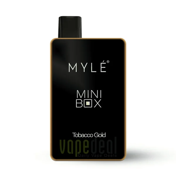 Myle Mini Box Disposable Device 1500 Puffs - Tobacco Gold