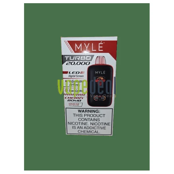 Myle Turbo Disposable 20000 Puffs - Cherry Bomb - Image 3