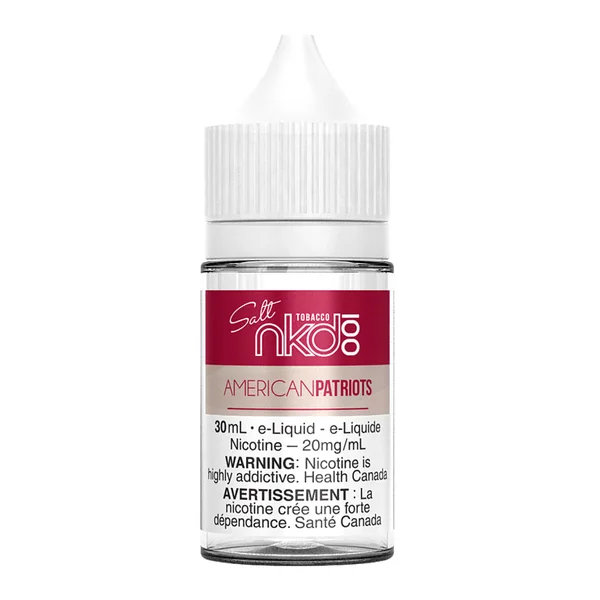 Naked100 Salt Nic E-Liquid - American Patriots 30ml