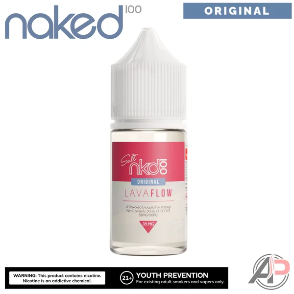 Naked 100 Lava Flow Salt Nicotine E-Liquid 30mL - Image 3