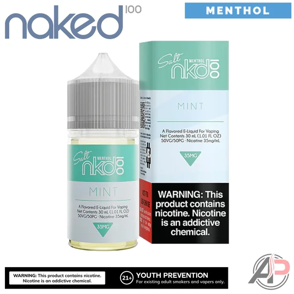 Naked 100 Mint Salt Nicotine E-Liquid 30mL