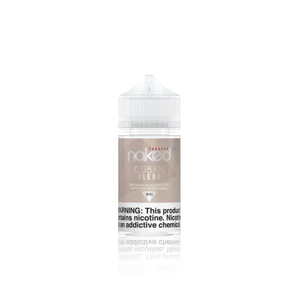 Naked 100 Tobacco E-Liquid - Cuban Blend - 60ml