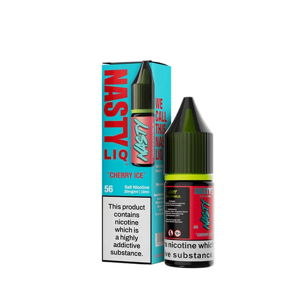 Nasty Liq Cherry Ice 10ml Nic Salt E-Liquid By Nasty Juice - Image 3