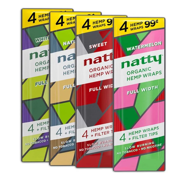 Natty Organic Hemp Wraps (Full Width)