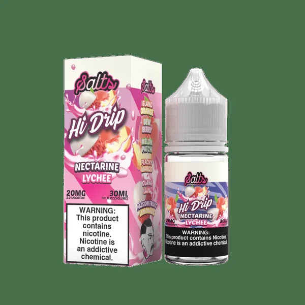 Nectarine Lychee SALT - Hi Drip - 30mL