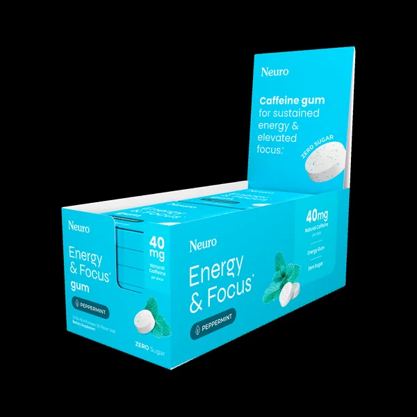 Neuro Energy And Focus Gum 6ct (10/pack) - Image 2