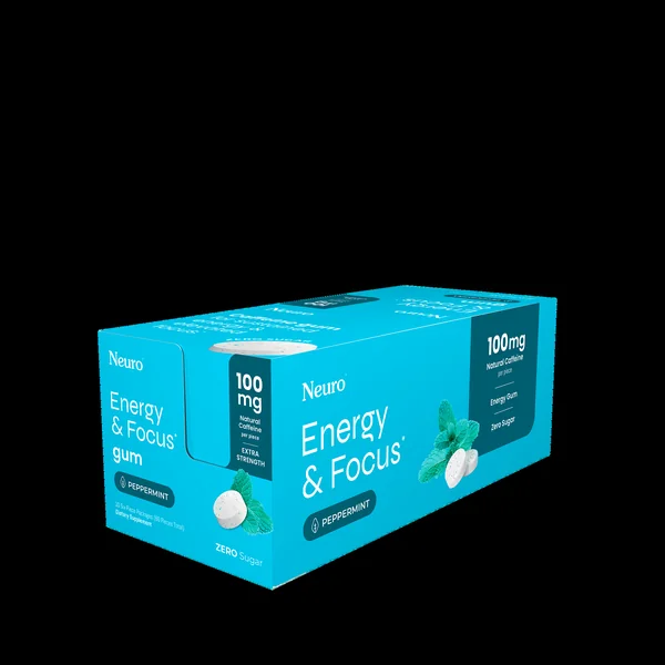 Neuro Energy And Focus Gum Extra Strength 6ct (10/pack) - Image 3