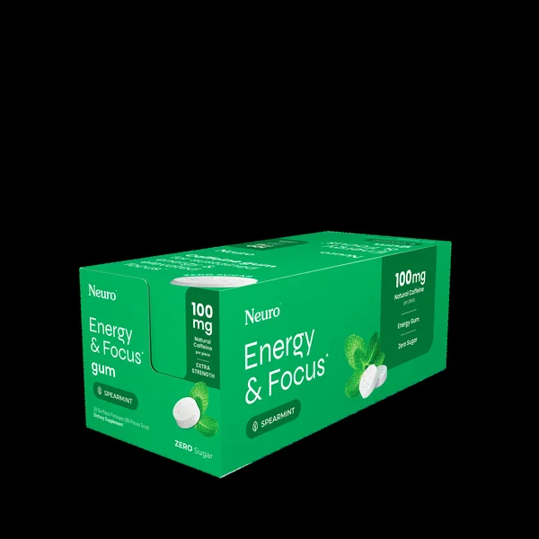Neuro Energy And Focus Gum Extra Strength 6ct (10/pack) - Image 4