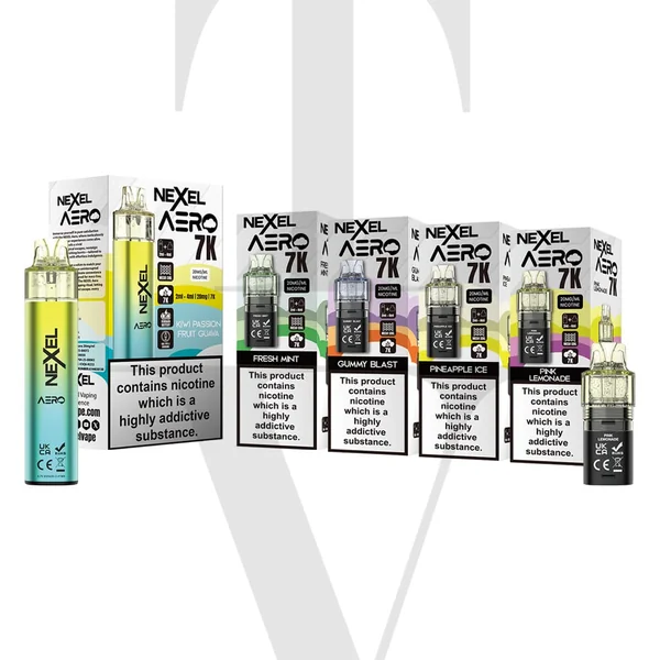 NEXEL AERO 7K PRE-FILLED VAPE KIT - 35K BUNDLE