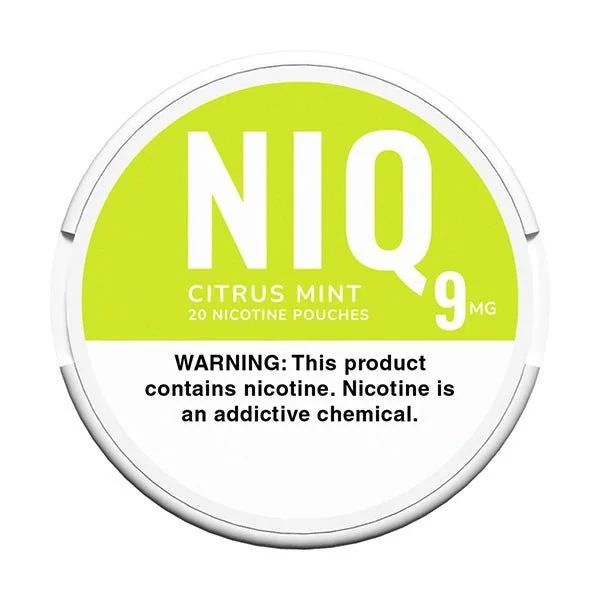 NIQ Citrus Mint Nicotine Pouches