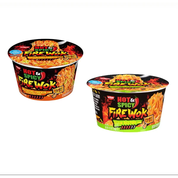 NISSIN BOWL FIREWOK SHRIMP 6CT