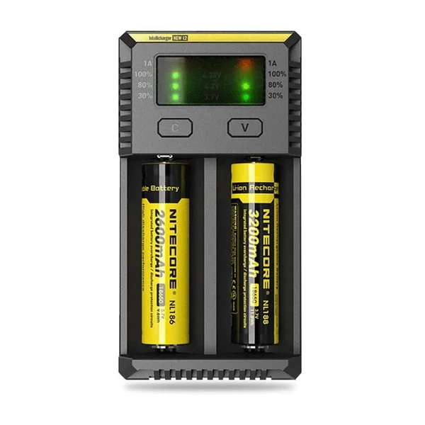 NITECORE i2 Battery Charger (2-Bay) - Image 2