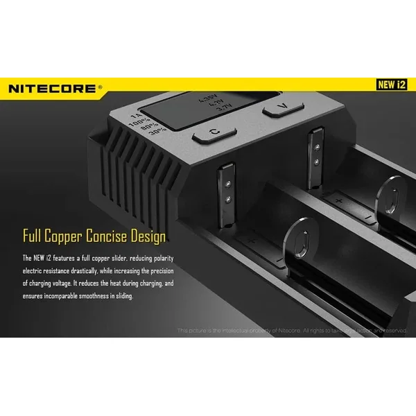 NITECORE i2 Battery Charger (2-Bay) - Image 12