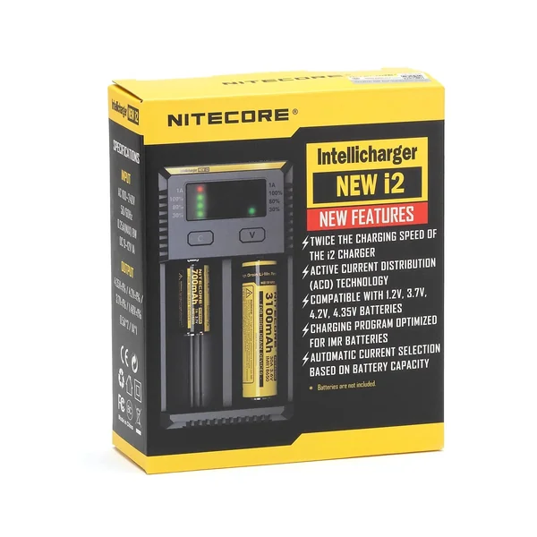 NITECORE i2 Battery Charger (2-Bay) - Image 6