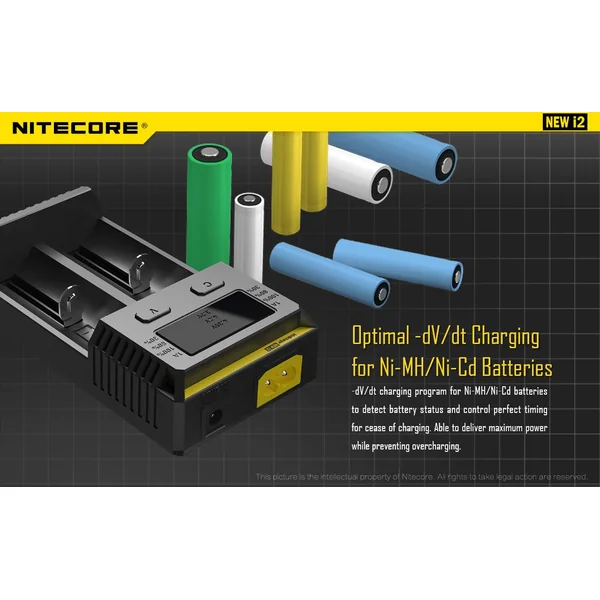 NITECORE i2 Battery Charger (2-Bay) - Image 9