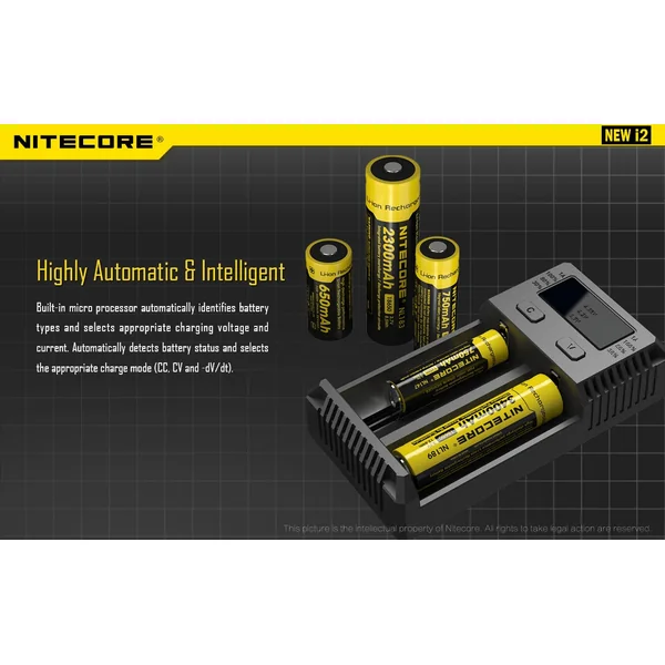 NITECORE i2 Battery Charger (2-Bay) - Image 10