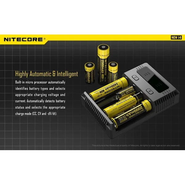 NITECORE i4 Battery Charger (4-Bay) - Image 4