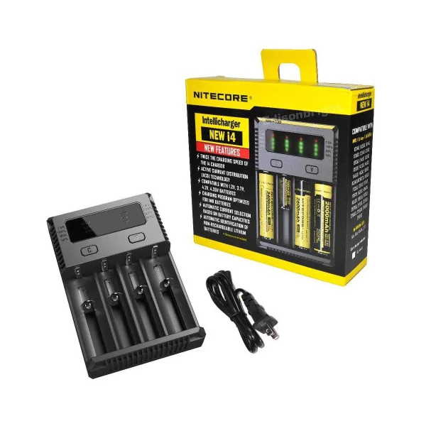 NiteCore i4 IntelliCharger Battery Charger - 4 Bay