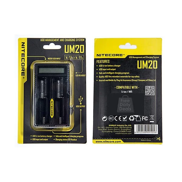 Nitecore UM20 Battery Charger - Image 4