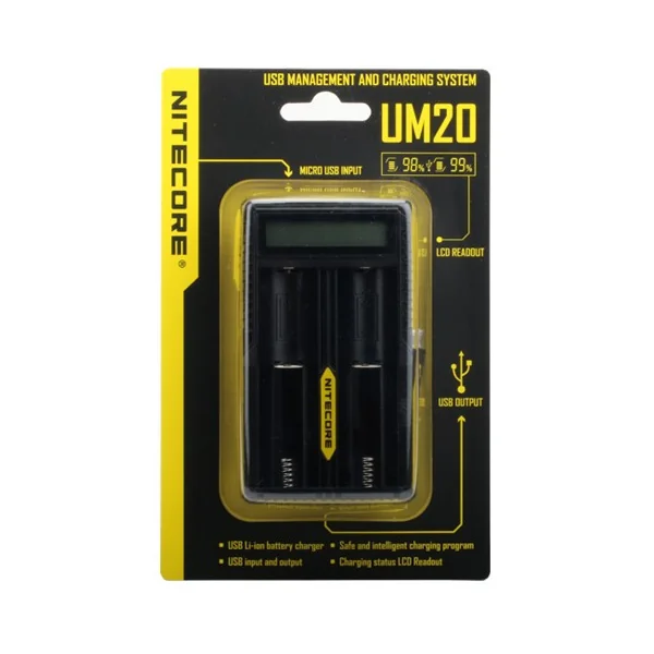 NiteCore UM20 Dual Battery Charger