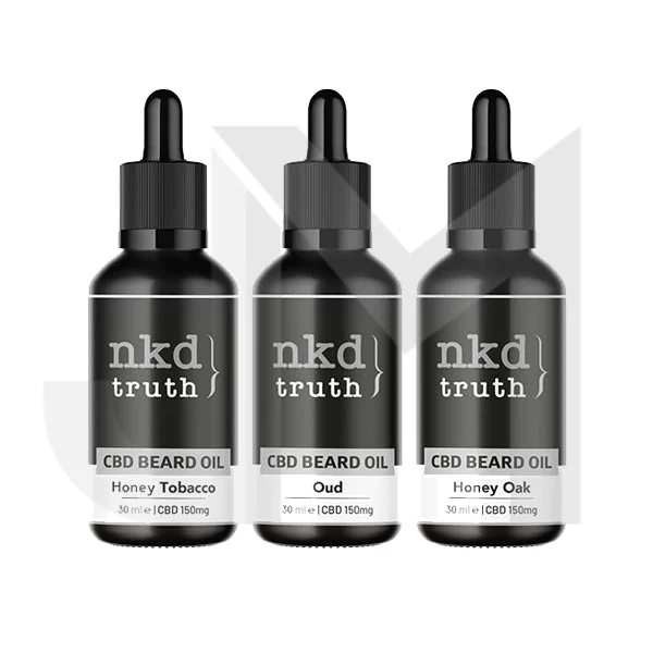 NKD 150mg CBD Infused Speciality Beard Oils 30ml