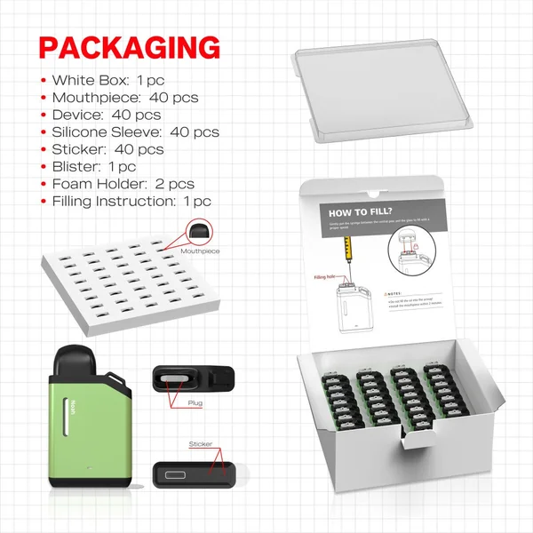 Noah 1ml/2ml/3ml Empty Disposable Vape Pen Wholesale - Image 7