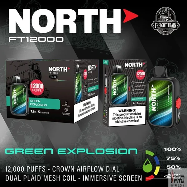 North FT12000 Disposable Vape 5% - Image 12