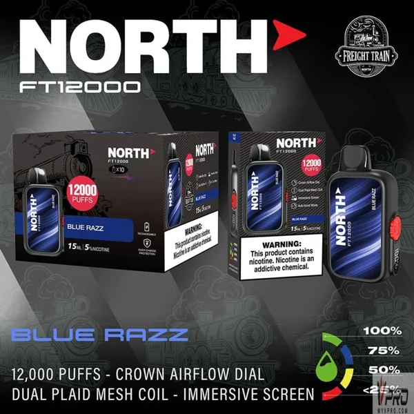 North FT12000 Disposable Vape 5% - Image 4